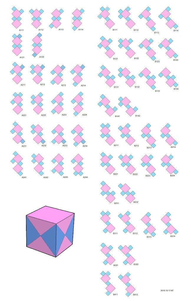 図 立方体 展開 山と数学、そして英語。:立方体の展開図の読み取り。